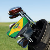 vlag van Brazilië Golfheadcover (Insitu)