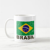 vlag van Brazilië Koffiemok (Links)