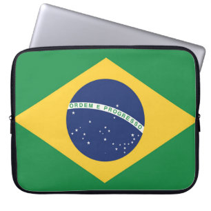 vlag van Brazilië Laptop Sleeve