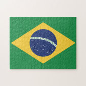 vlag van Brazilië Legpuzzel (Horizontaal)