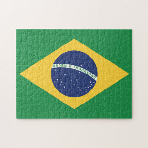 vlag van Brazilië Legpuzzel