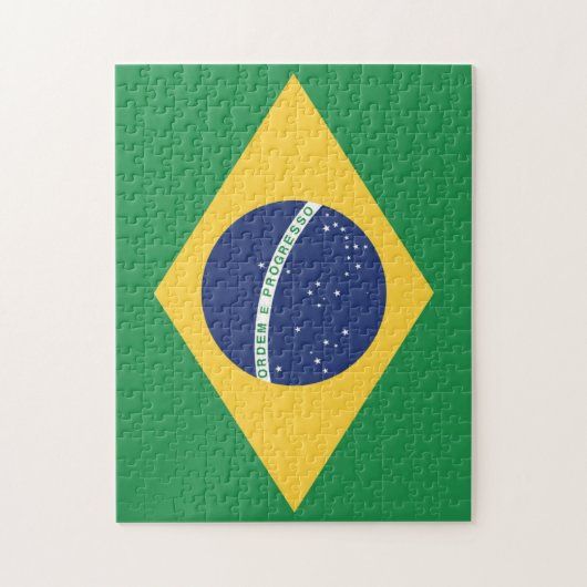 vlag van Brazilië Legpuzzel (Verticaal)