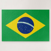 vlag van Brazilië Legpuzzel (Horizontaal)