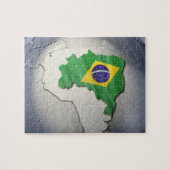vlag van Brazilië Legpuzzel (Horizontaal)