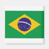 vlag van Brazilië Magneet (Voorkant)