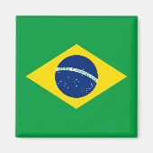 vlag van Brazilië Magneet (Voorkant)