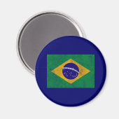 vlag van Brazilië Magneet (Voorkant / Achterkant)
