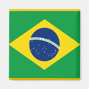 vlag van Brazilië Magneet