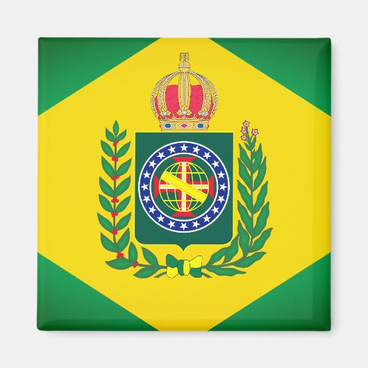 vlag van Brazilië Magneet (Voorkant)
