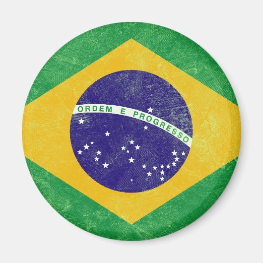 vlag van Brazilië Magneet (Voorkant)