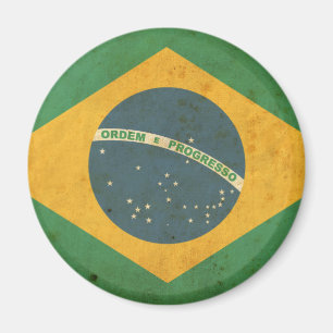  vlag van Brazilië Magneet