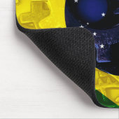 vlag van Brazilië Muismat (Hoek)