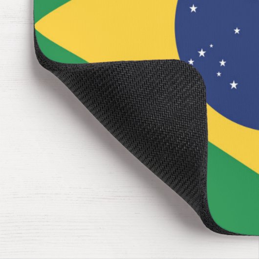 vlag van Brazilië Muismat (Hoek)