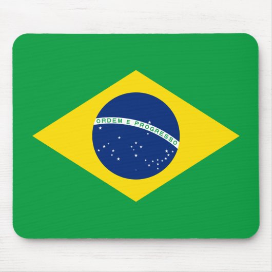 vlag van Brazilië Muismat (Voorkant)