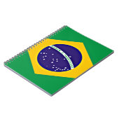 vlag van Brazilië Notitieboek (Linkerzijde)