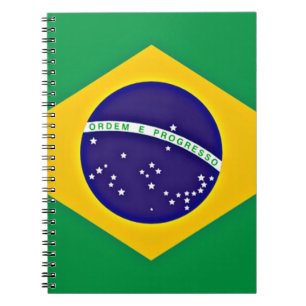 vlag van Brazilië Notitieboek