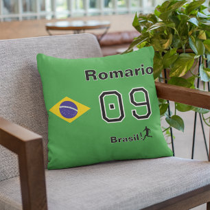 Vlag van Brazilië Persoonlijke Voetbal Fan Huis De Kussen