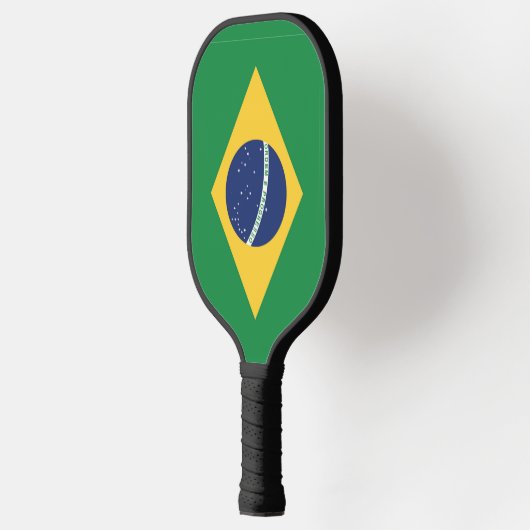 vlag van Brazilië Pickleball Paddle (Links)