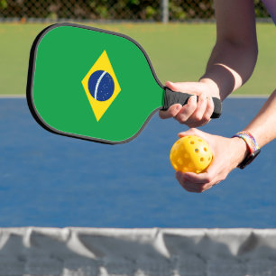 Vlag van Brazilië Pickleball Paddle