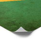  vlag van Brazilië Poster (Hoek)