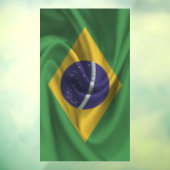 Vlag van Brazilië Raamsticker (Vel 3)