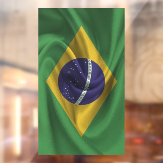 Vlag van Brazilië Raamsticker (Vel 2)