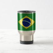 vlag van Brazilië Reisbeker (Center)