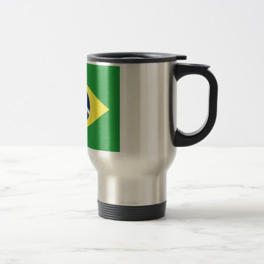 vlag van Brazilië Reisbeker (Rechts)