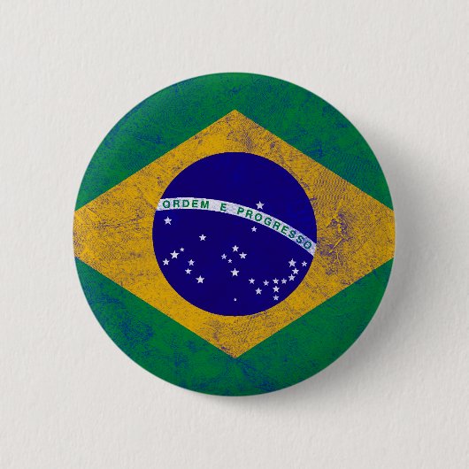  vlag van Brazilië Ronde Button 5,7 Cm (Voorkant)