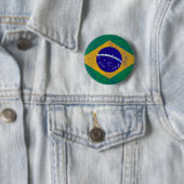  vlag van Brazilië Ronde Button 5,7 Cm (In situ)