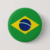 Vlag van Brazilië Ronde Button 5,7 Cm (Voorkant)