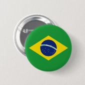 Vlag van Brazilië Ronde Button 5,7 Cm (Voorkant /achterkant)