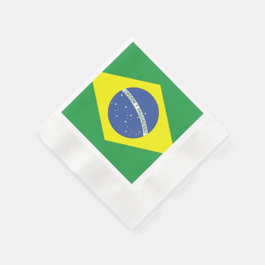 vlag van Brazilië Servetten (Hoek)