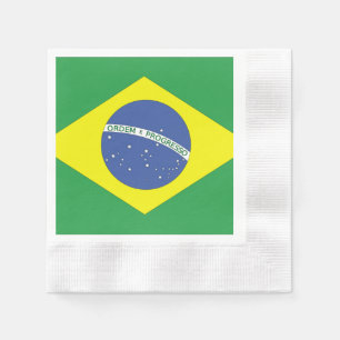 vlag van Brazilië Servetten