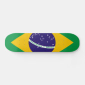 vlag van Brazilië Skateboard (Horizontaal)
