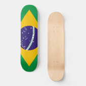 vlag van Brazilië Skateboard (Voorkant)