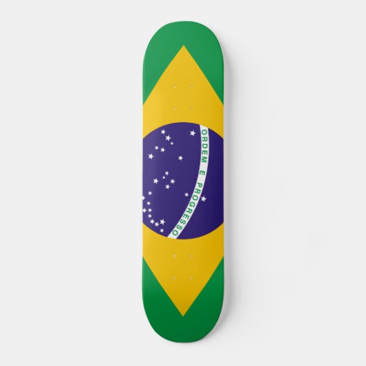 vlag van Brazilië Skateboard (Voorkant)