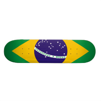 vlag van Brazilië Skateboard
