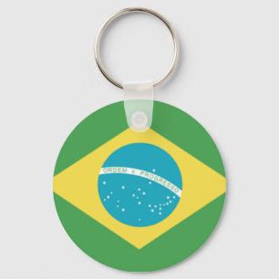 vlag van Brazilië Sleutelhanger