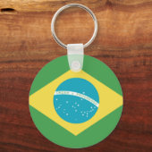 vlag van Brazilië Sleutelhanger (Voorkant)
