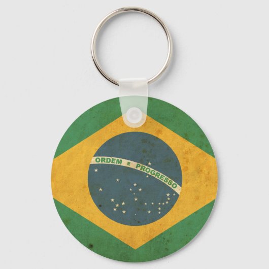 vlag van Brazilië Sleutelhanger (Voorkant)
