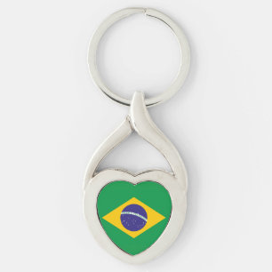 Vlag van Brazilië Sleutelhanger