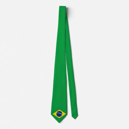 vlag van Brazilië Stropdas (Voorkant)