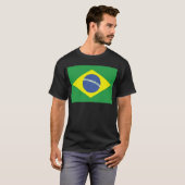 Vlag van Brazilië T-shirt (Voorkant volledig)