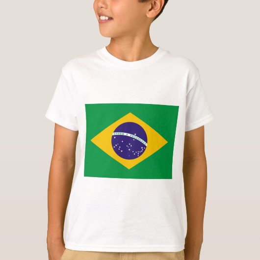 vlag van Brazilië T-shirt (Voorkant)