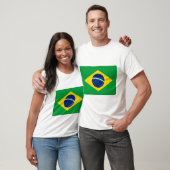 Vlag van Brazilië T-shirt (Unisex)