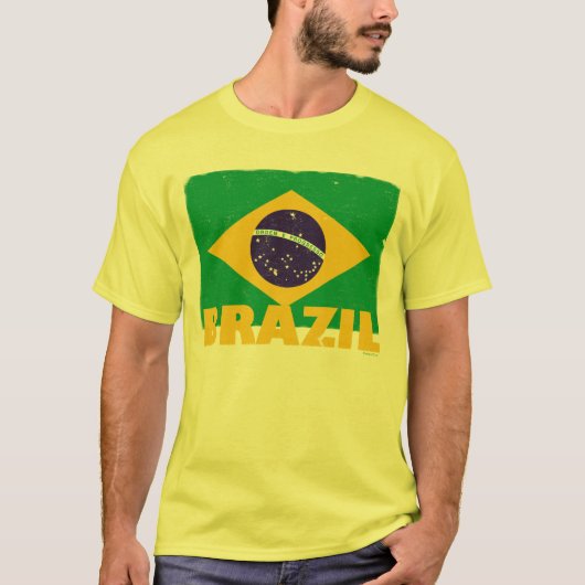  vlag van Brazilië T-shirt (Voorkant)