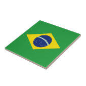 Vlag van Brazilië Tegeltje (Zijkant)