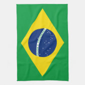vlag van Brazilië Theedoek (Verticaal)