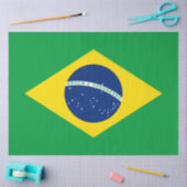 vlag van Brazilië Tissuepapier (Craft)
